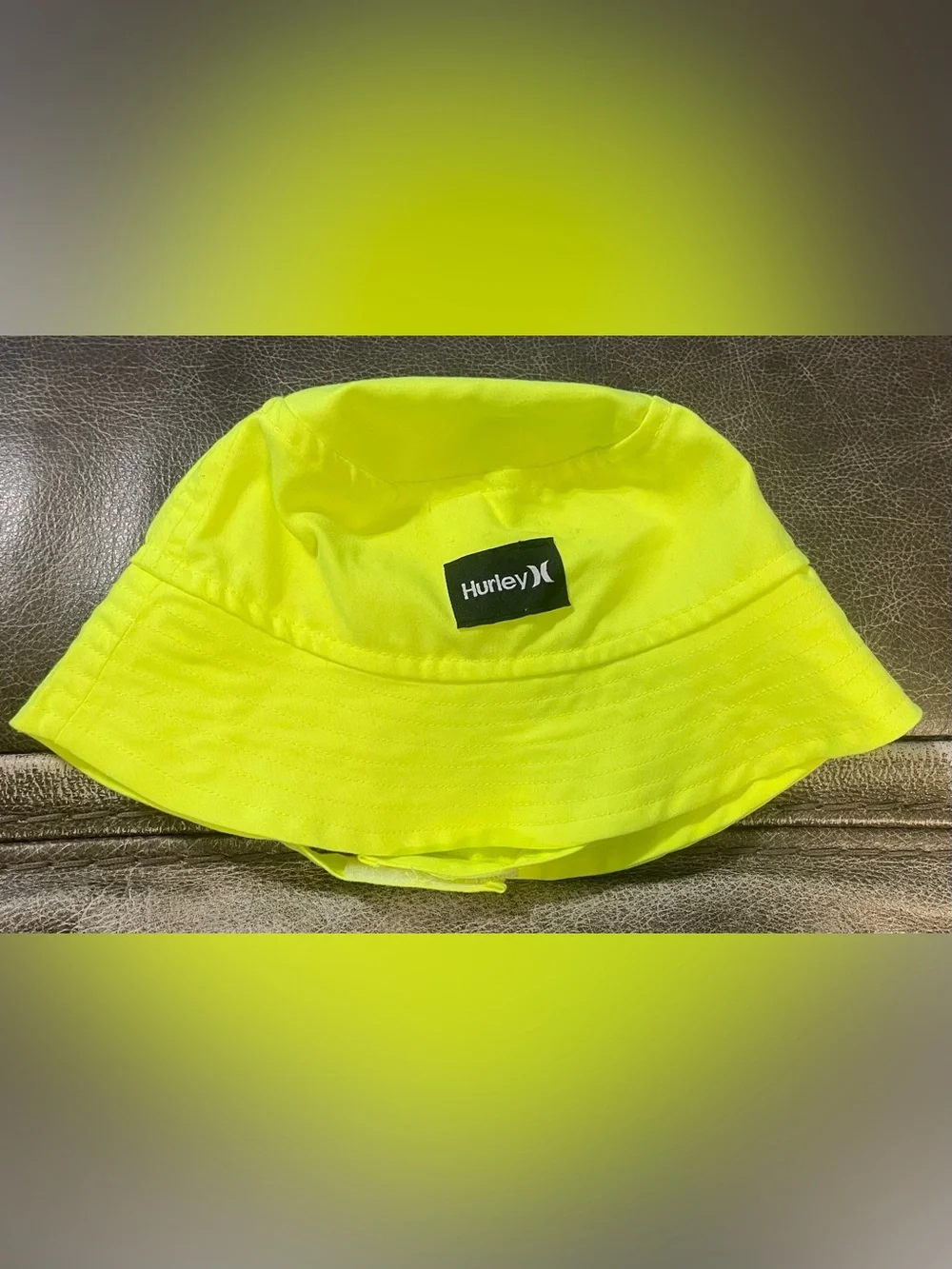 Hurley Kids Neon Lime Bucket Hat